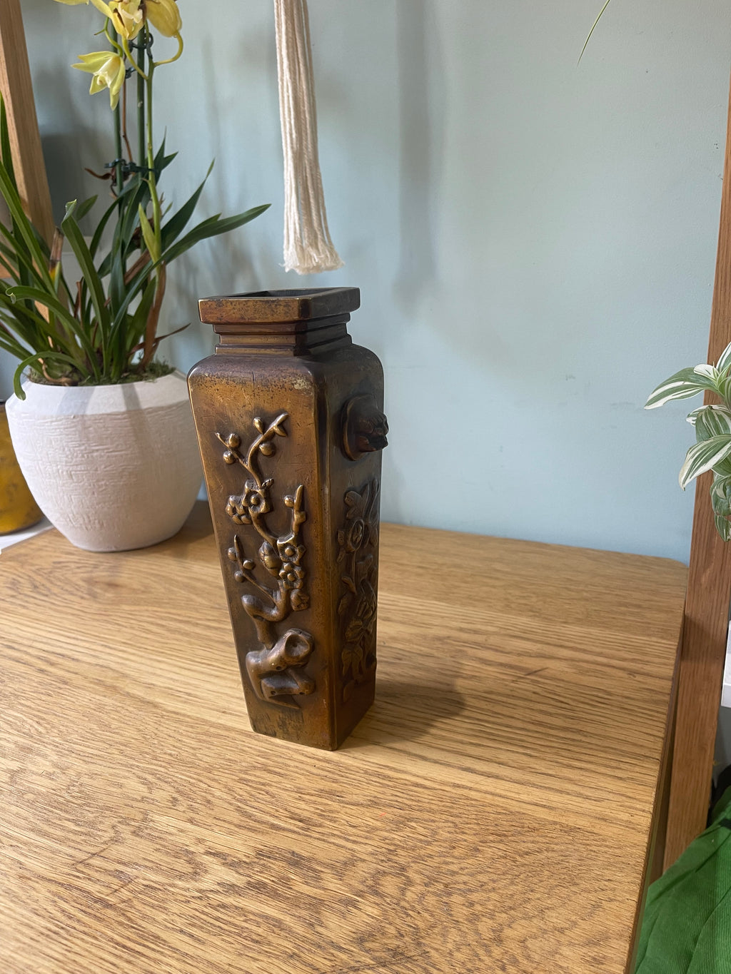 Japanese Meiji Period Bronze Vase