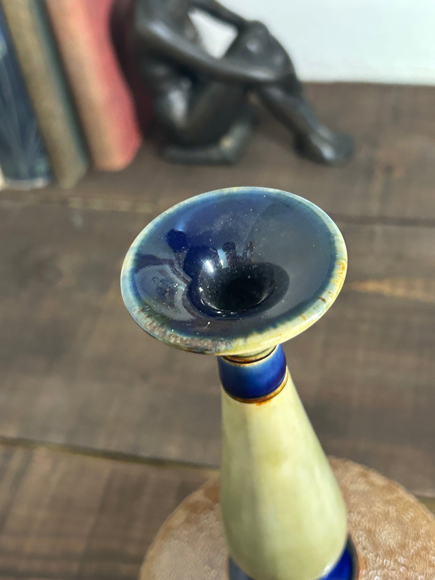 Royal Doulton Stoneware Bud Vase with Crystalline Glaze
