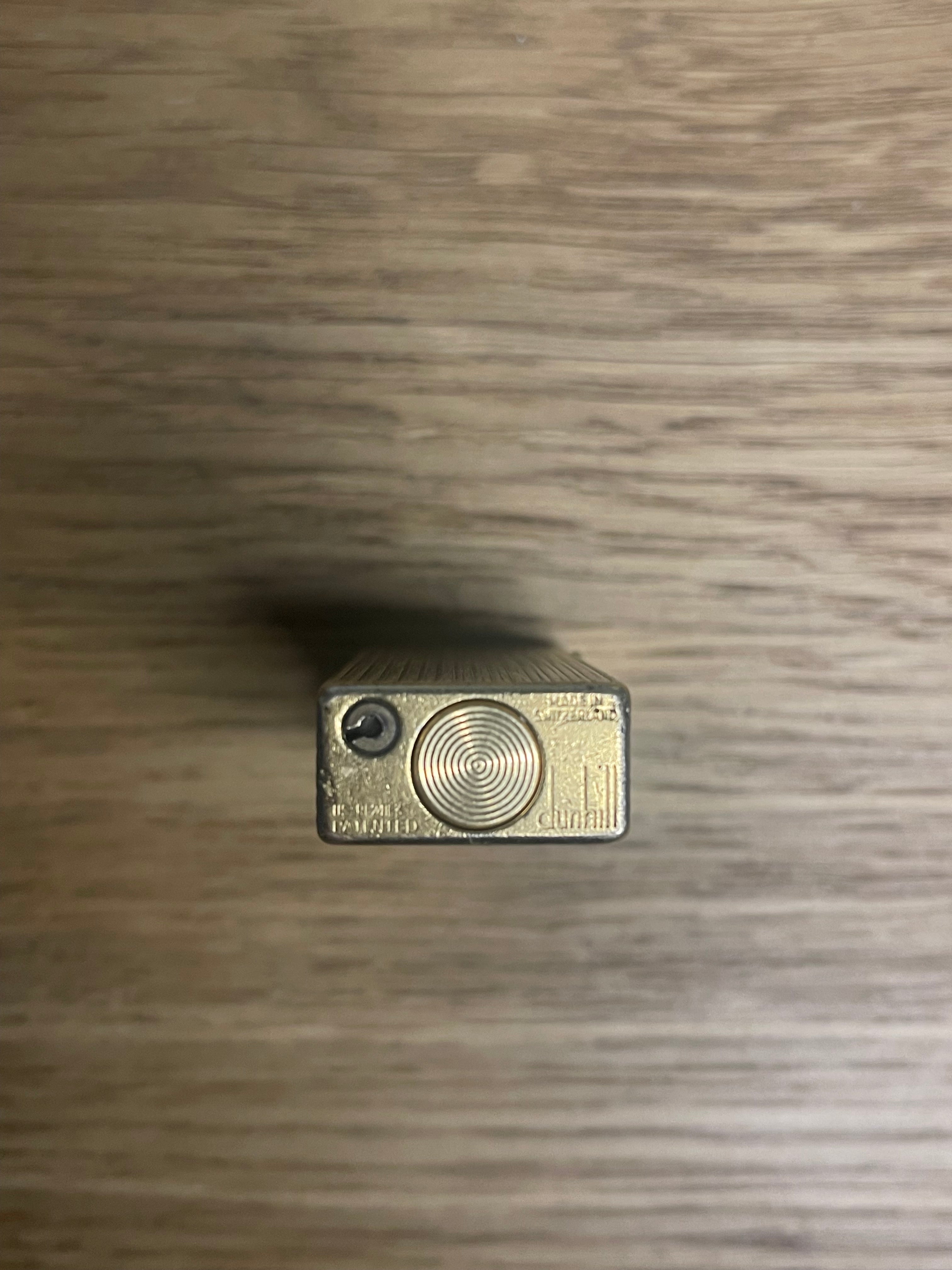 Dunhill gold plated rollagas lighter made in Switzerland