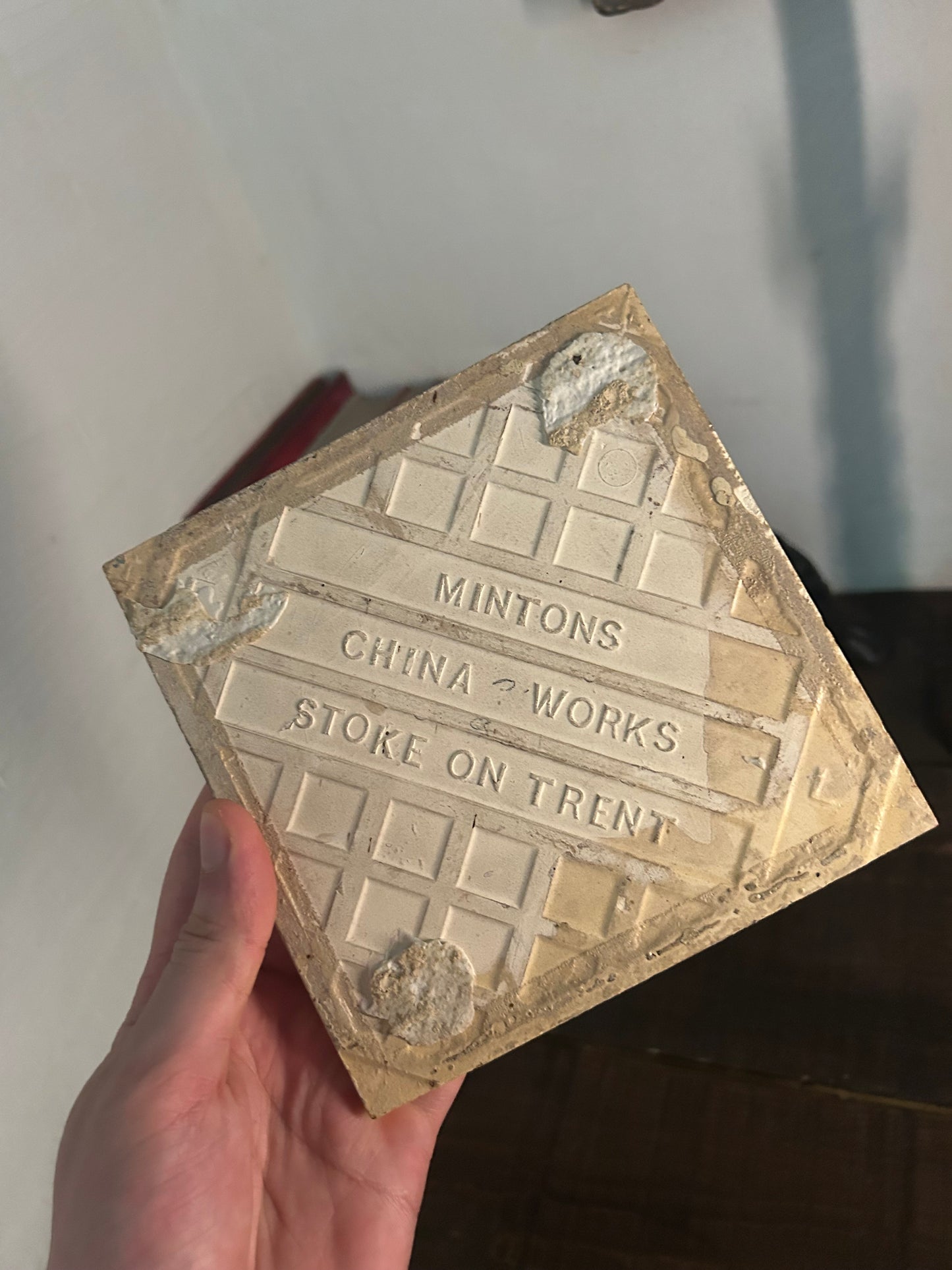 Victorian Mintons China Works Aesthetic Movement Transfer Printed Tile, c.1880
