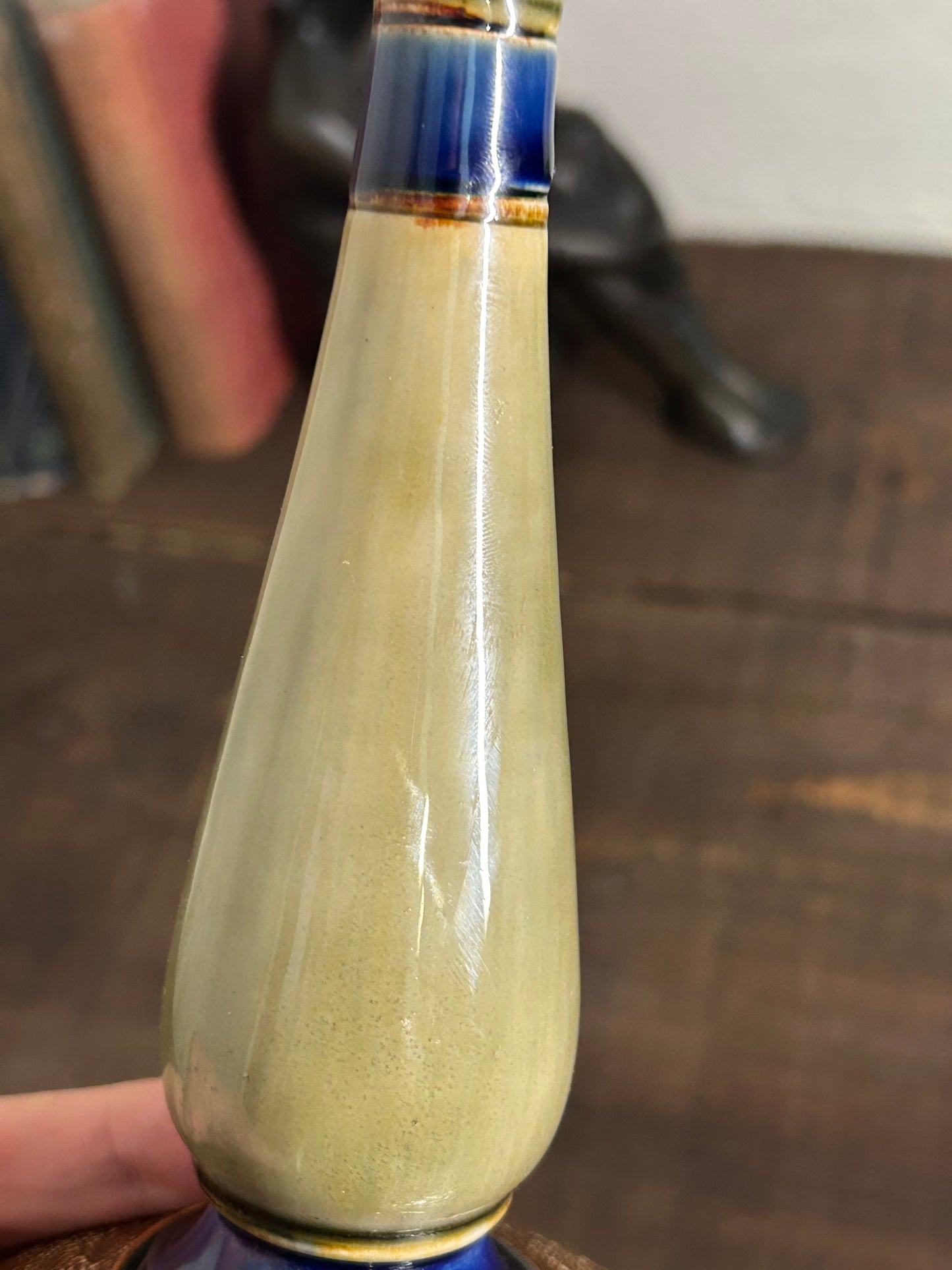 Royal Doulton Stoneware Bud Vase with Crystalline Glaze