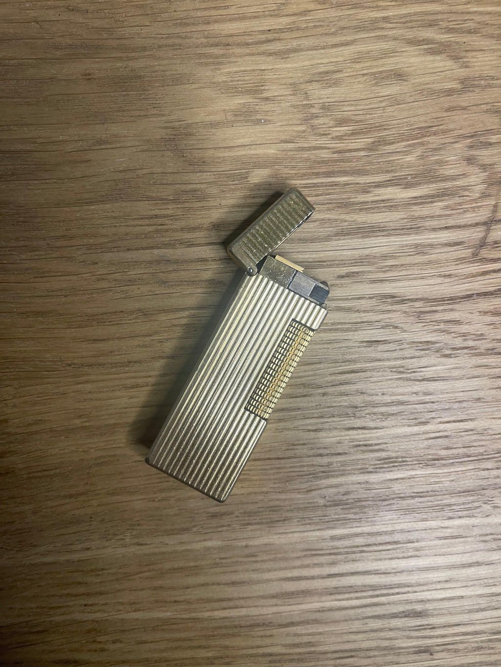 Dunhill gold plated rollagas lighter made in Switzerland