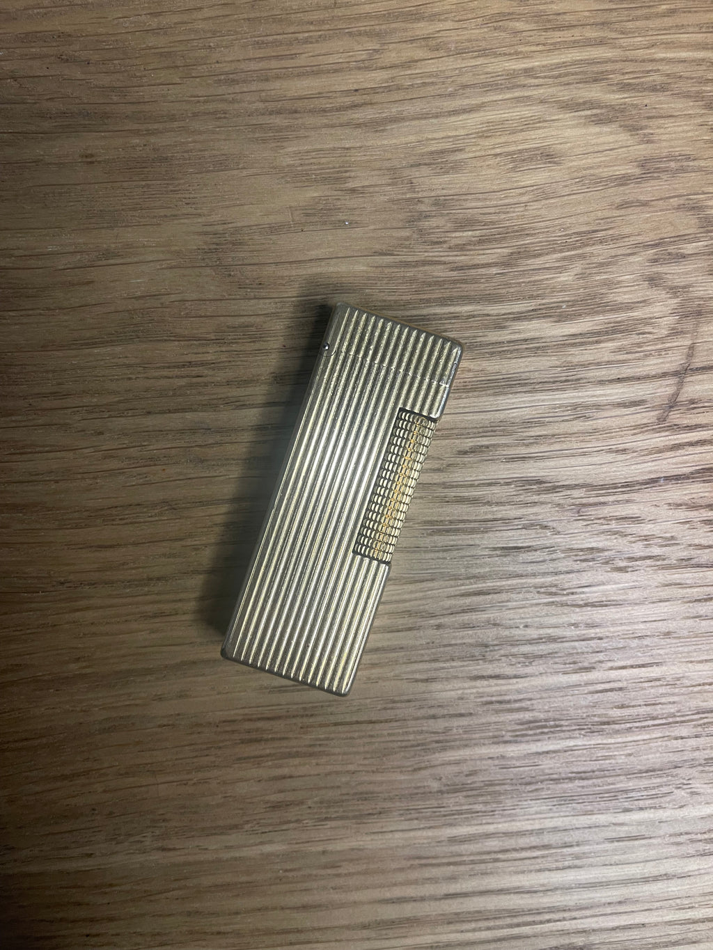 Dunhill gold plated rollagas lighter made in Switzerland