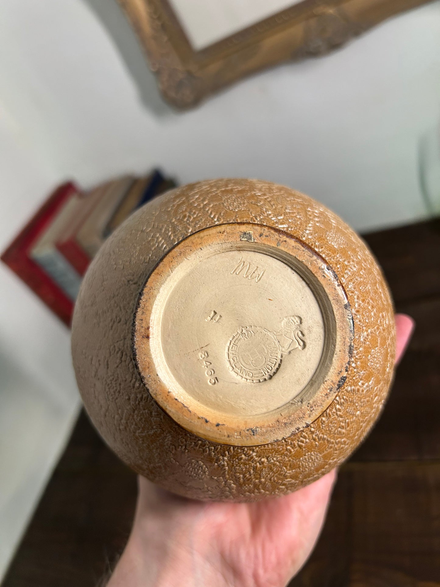 Royal Doulton Stoneware Bud Vase with Crystalline Glaze