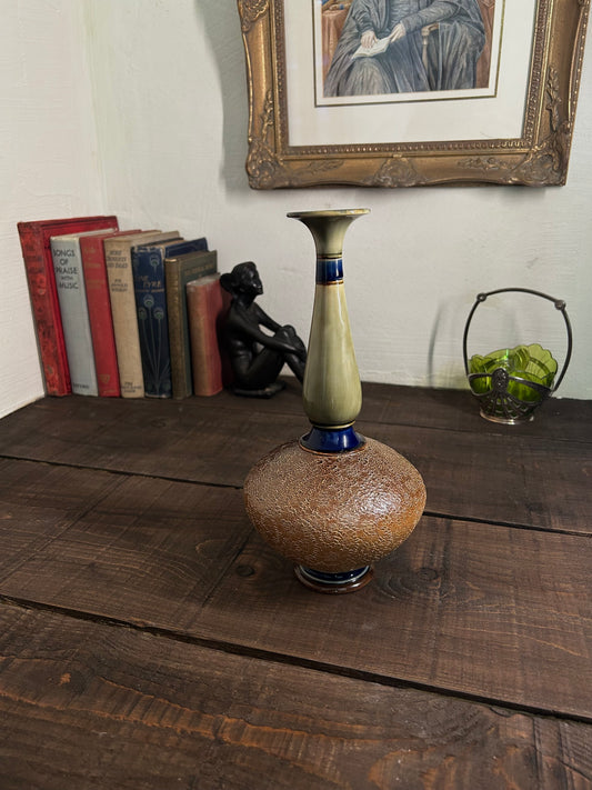 Royal Doulton Stoneware Bud Vase with Crystalline Glaze